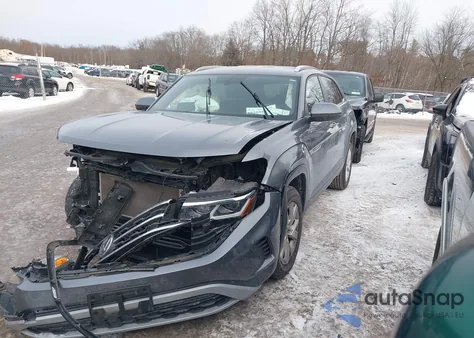 2021 Volkswagen Atlas Cross Sport 2.0T S из США, поврежденный, VIN 1V2GC2CA0MC235216